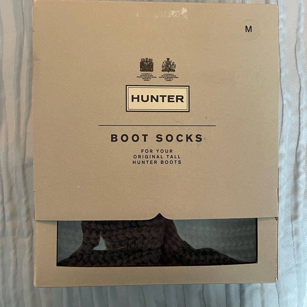 *NEW* Hunter Cable Knitted Cuff Tall Boot Socks
